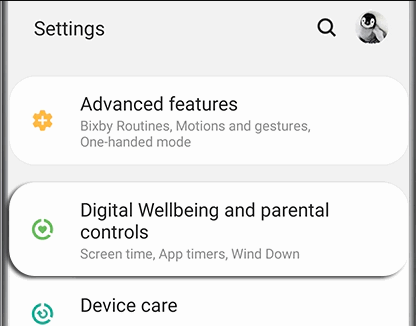 set parental controls on SamSung with Google Family Link