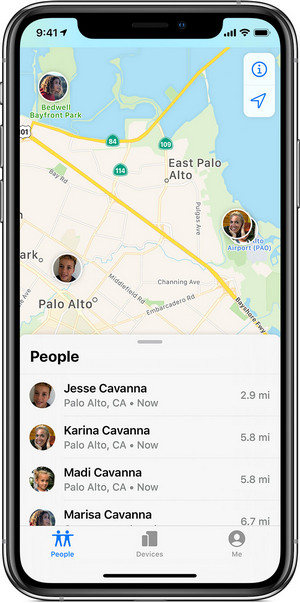 location reporting on iOS 14